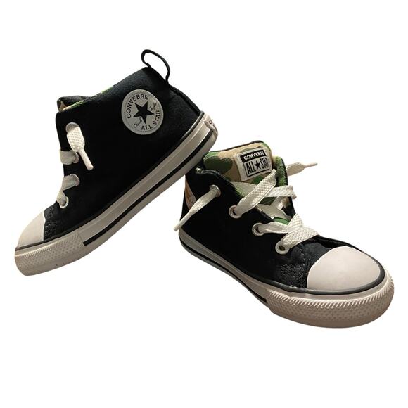 Converse Chuck Taylor All Star High-Top Sneaker - Baby / Toddler - Black size 7 - Picture 1 of 13